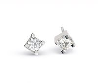 Pendientes CikOrefice Gioielli Mujer in Oro blanco Diamante ORL012- - ORL012-